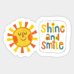 Shine and Smile Sticker